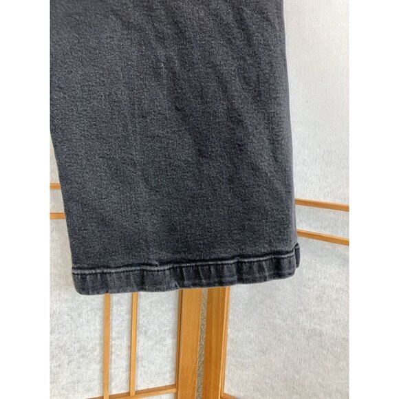 GAP Wide Leg Denim Jeans Pant Black High Rise Stride Size 28/6R - Picture 8 of 12